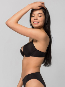 Бюстгальтер Brabrabra модель SLZ19801002-чорний Фото