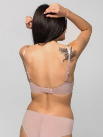 Бюстгальтер Brabrabra модель SLZ19801015-блідо-рожевий Фото