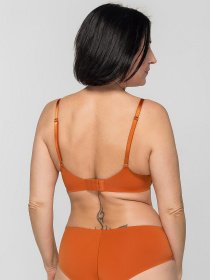 Бюстгальтер Brabrabra модель SLZ19801015-темний апельсин Фото