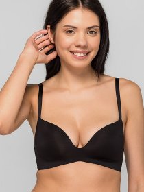 Бюстгальтер Brabrabra модель SLZ19801015-чорний Фото