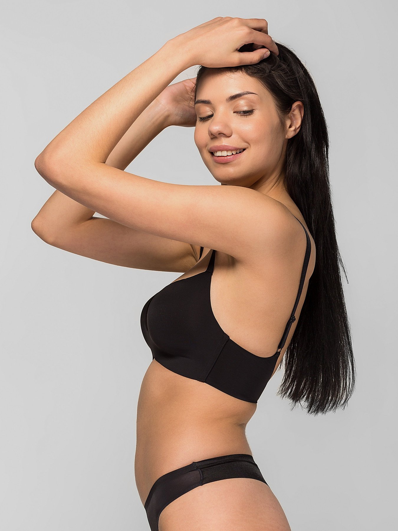 Бюстгальтер Brabrabra модель SLZ19801015-чорний Фото