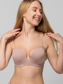 Бюстгальтер Brabrabra модель SLZ19801025-блідо-рожевий Фото