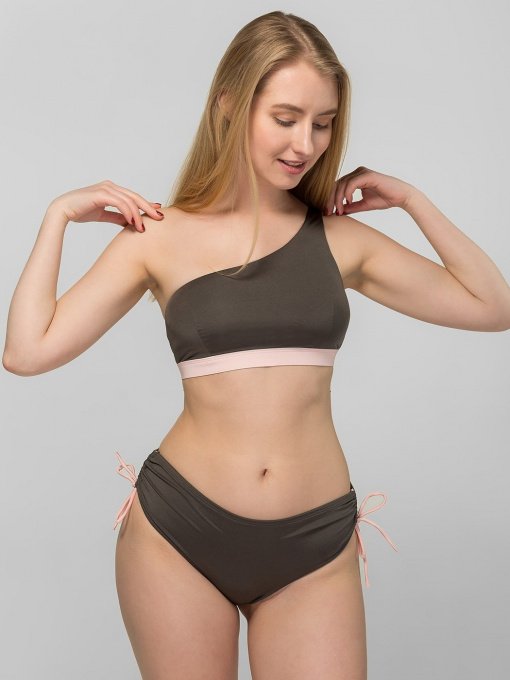 Нижняя часть купальника Brabrabra модель SO205422_olive Фото