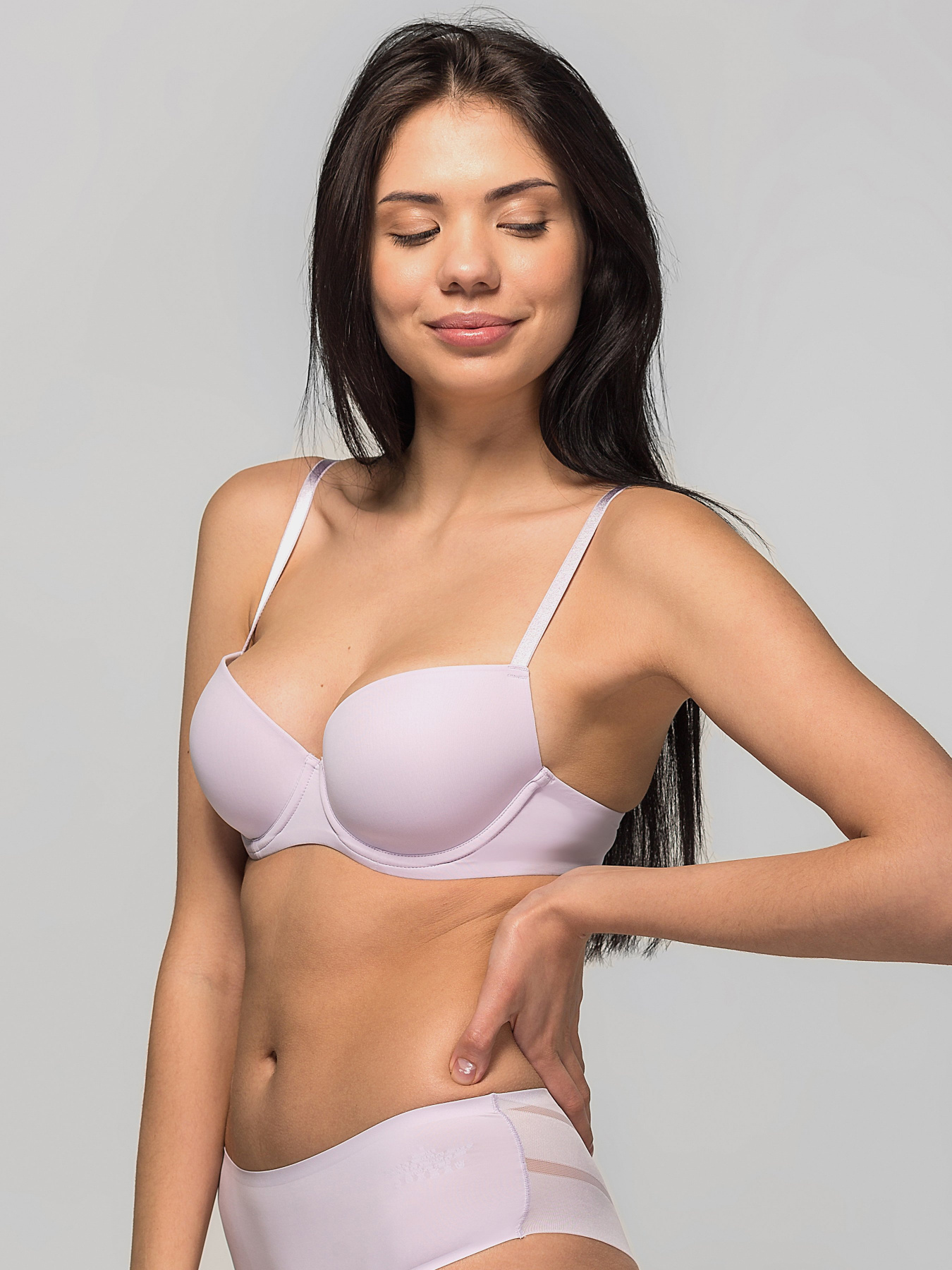 Бюстгальтер Brabrabra модель SLZ19801108-ліловий Фото