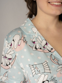 Сорочка повсякденна Brabrabra модель HOM2104004_blue_print Сорочка повсякденна Brabrabra модель HOM2104004_blue_print Фото