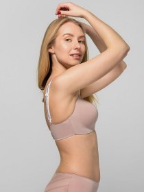 Бюстгальтер Brabrabra модель SLZ19801115-блідо-рожевий Фото