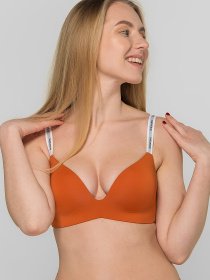Бюстгальтер Brabrabra модель SLZ19801115-темний апельсин Фото