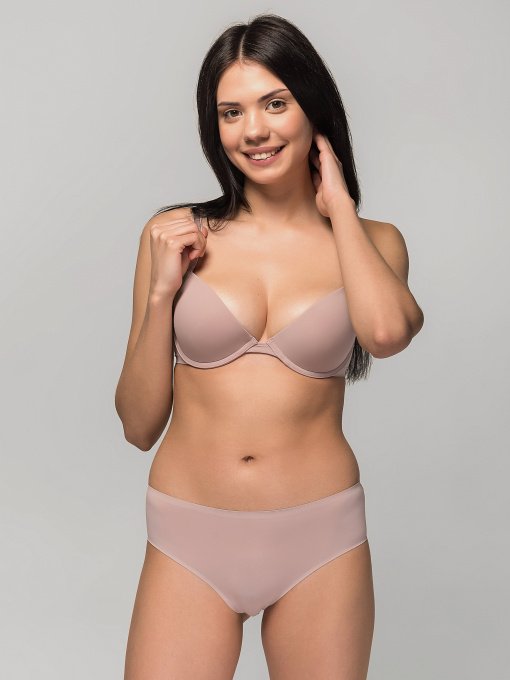 Бюстгальтер Brabrabra модель SLZ19801002-блідо-рожевий Фото