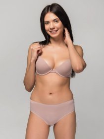 Бюстгальтер Brabrabra модель SLZ19801002-блідо-рожевий Фото
