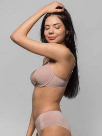 Бюстгальтер Brabrabra модель 002С, бледно-розовый Фото