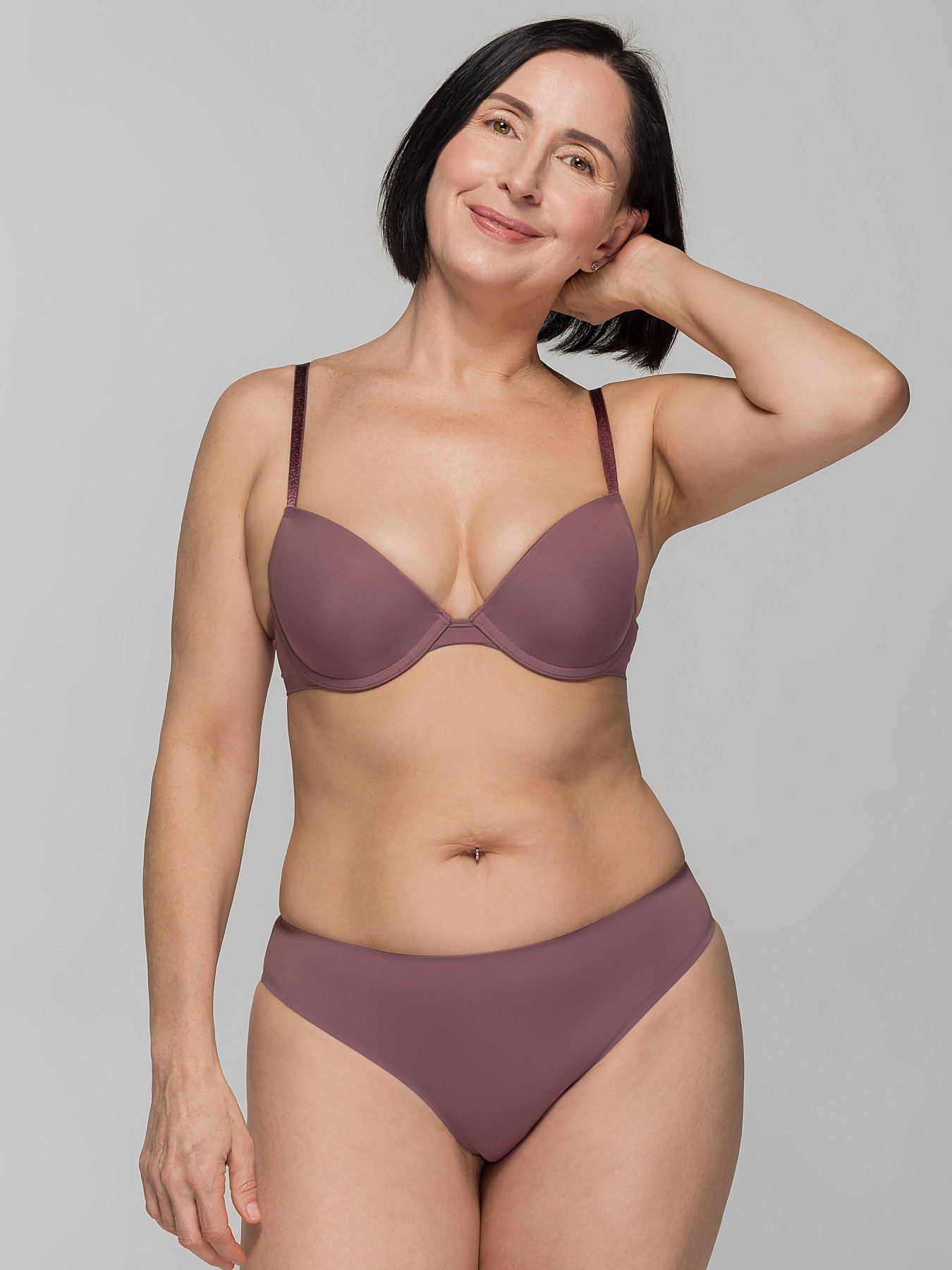 Бюстгальтер Brabrabra модель 002С, виноград Фото