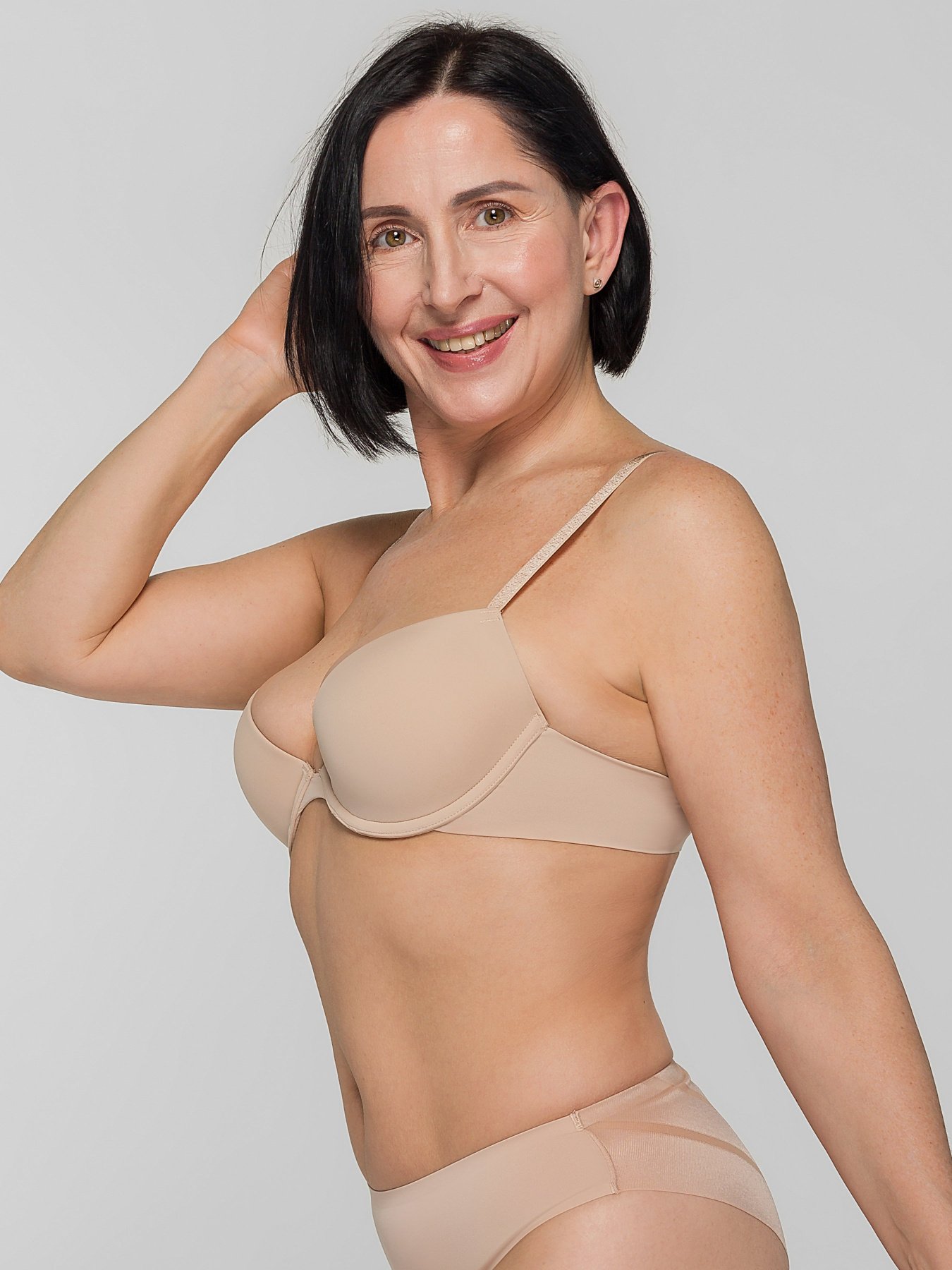 Бюстгальтер Brabrabra модель 002С, нюд Фото