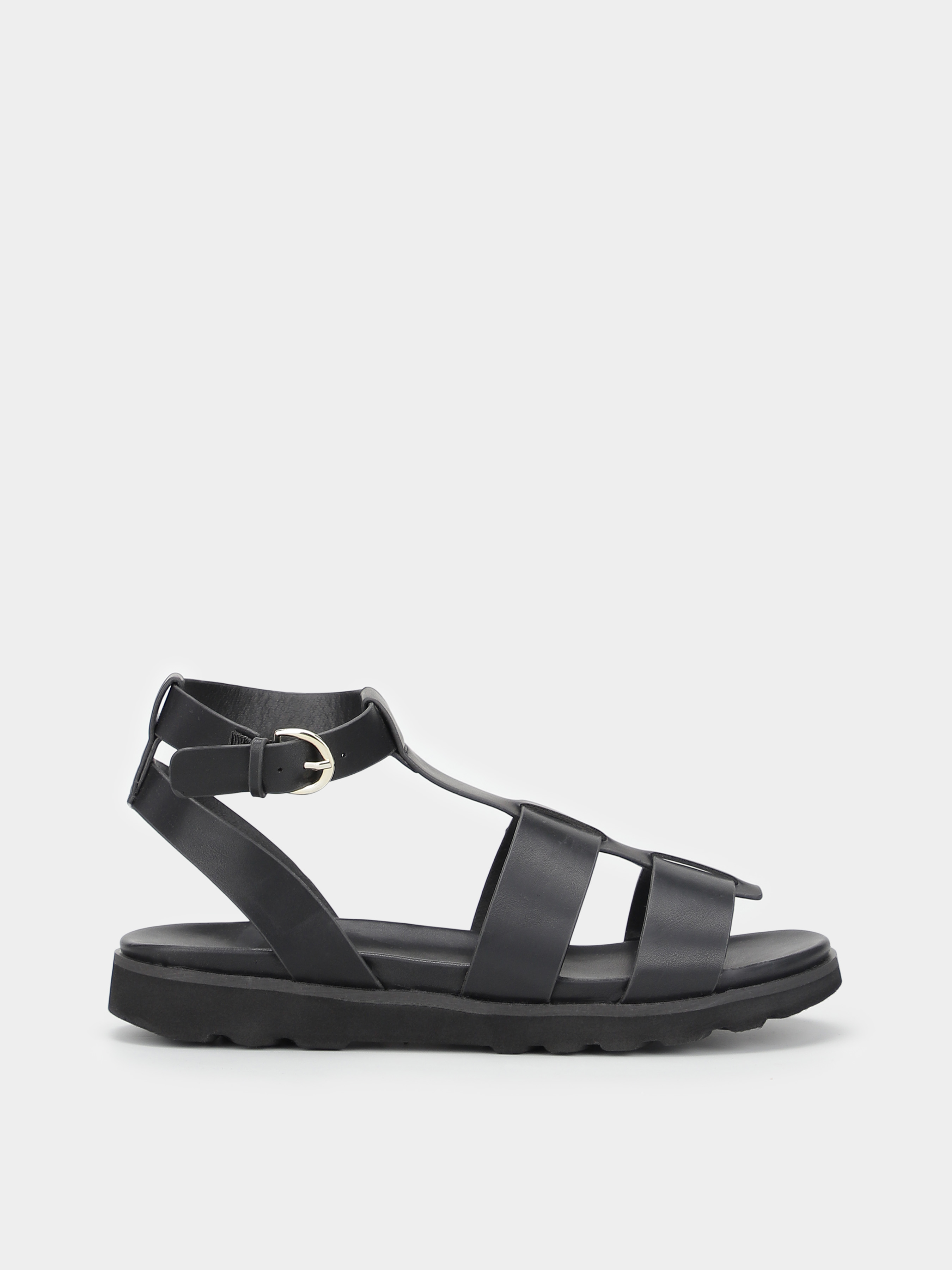 Жіночі Сандалії Braska  (BS4238) колір чорний, матеріал поліуретан