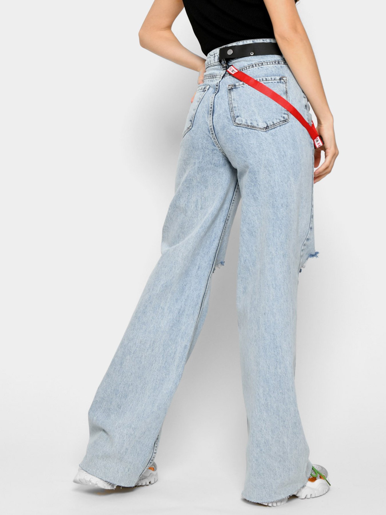 Широкі джинси Braska модель 31937-11 Фото