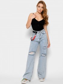 Широкі джинси Braska модель 31937-11 Фото