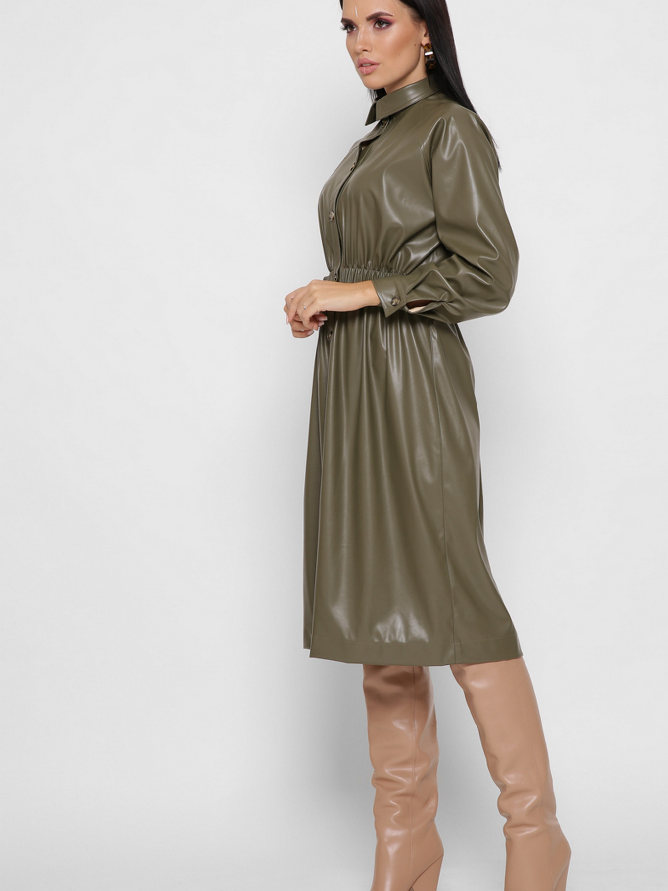 Платье миди Braska модель KP-10355-32 Фото