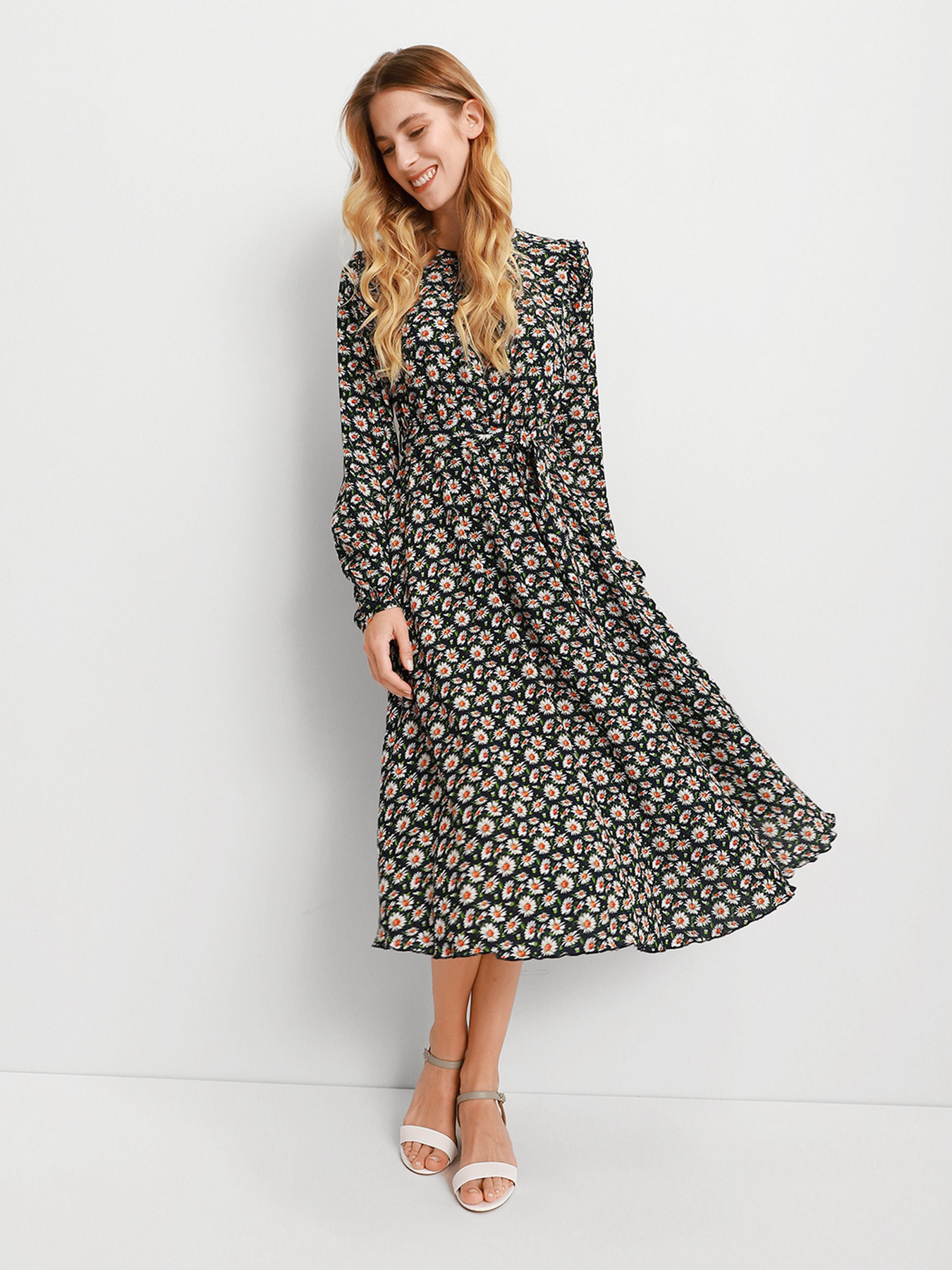 Платье миди Braska модель KР-10379-2 Фото