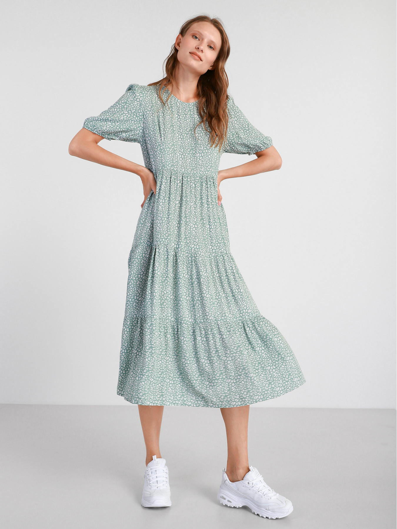 Сукня міді Braska модель 107-473 Фото