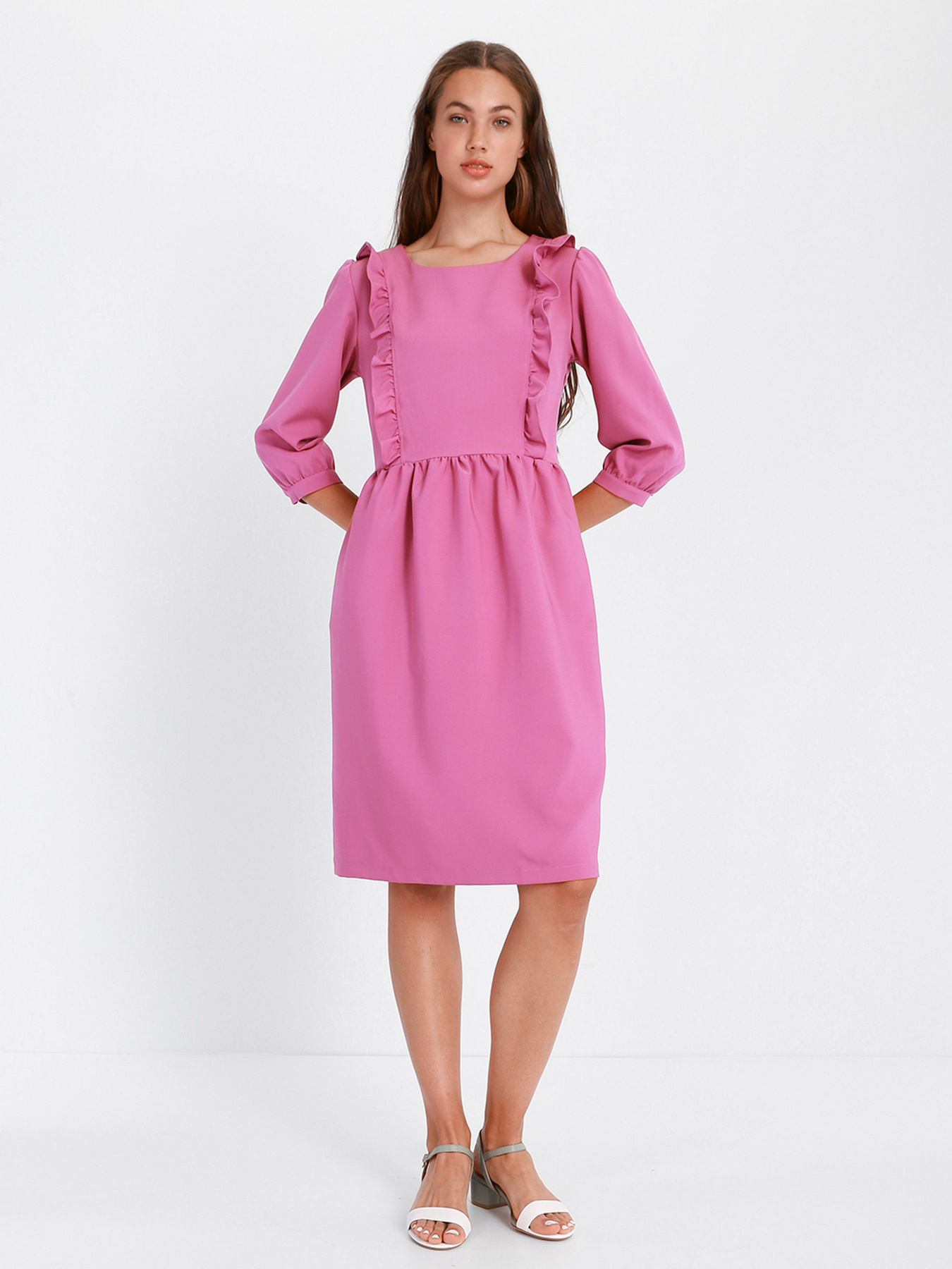 Платье миди Braska модель 136-01 Фото