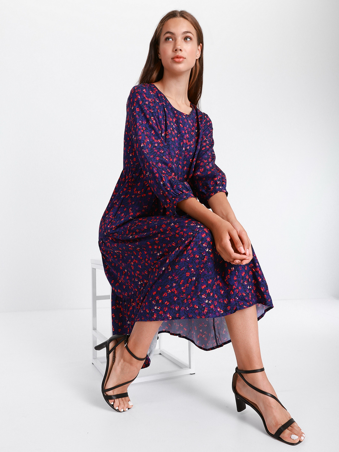 Платье миди Braska модель 111-495 Фото