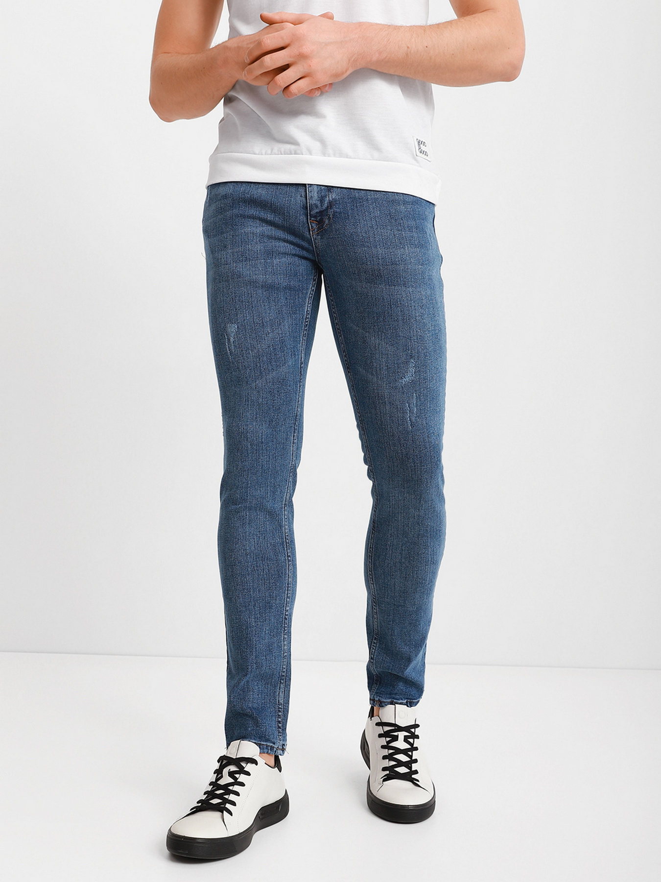 Зауженные джинсы Braska модель 32122-11 Фото