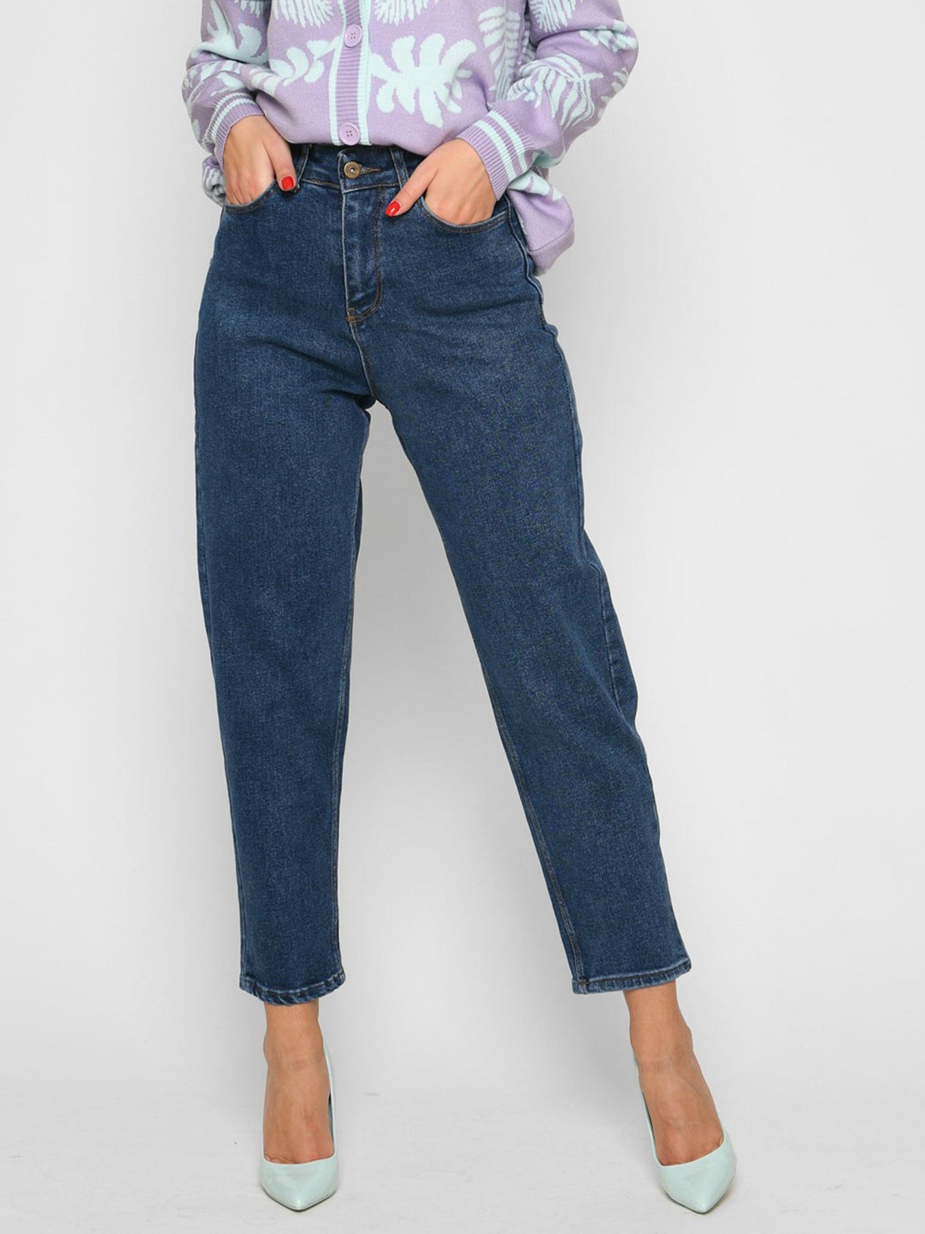 Джинсы мом Braska модель 32105-2 Фото