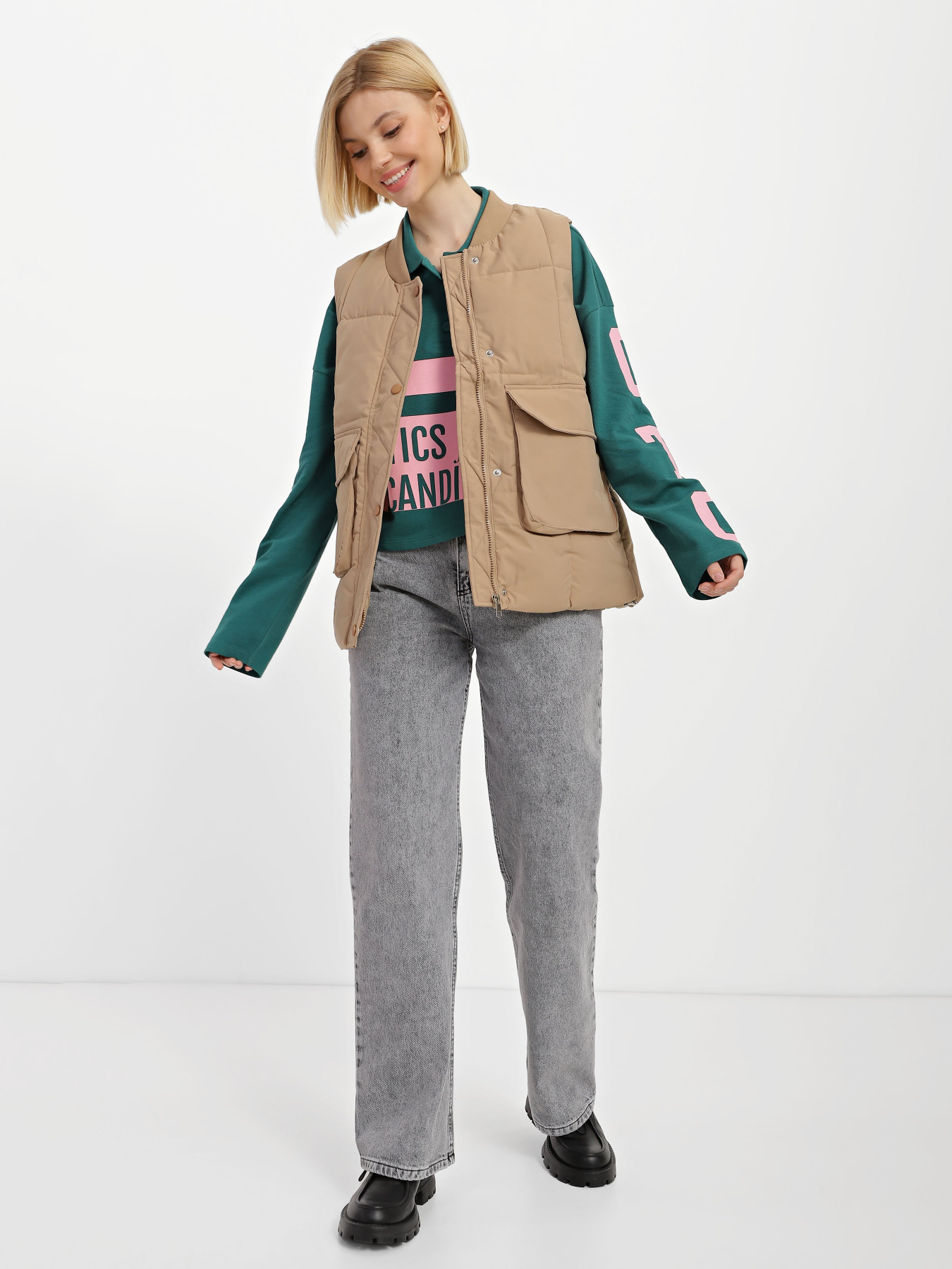 Утеплений жилет Braska модель 81-0472/304 Фото