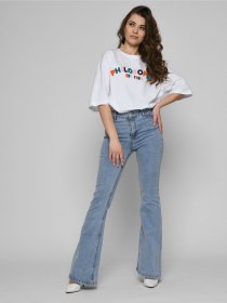 Расклешенные джинсы Braska модель 32147-11 Фото