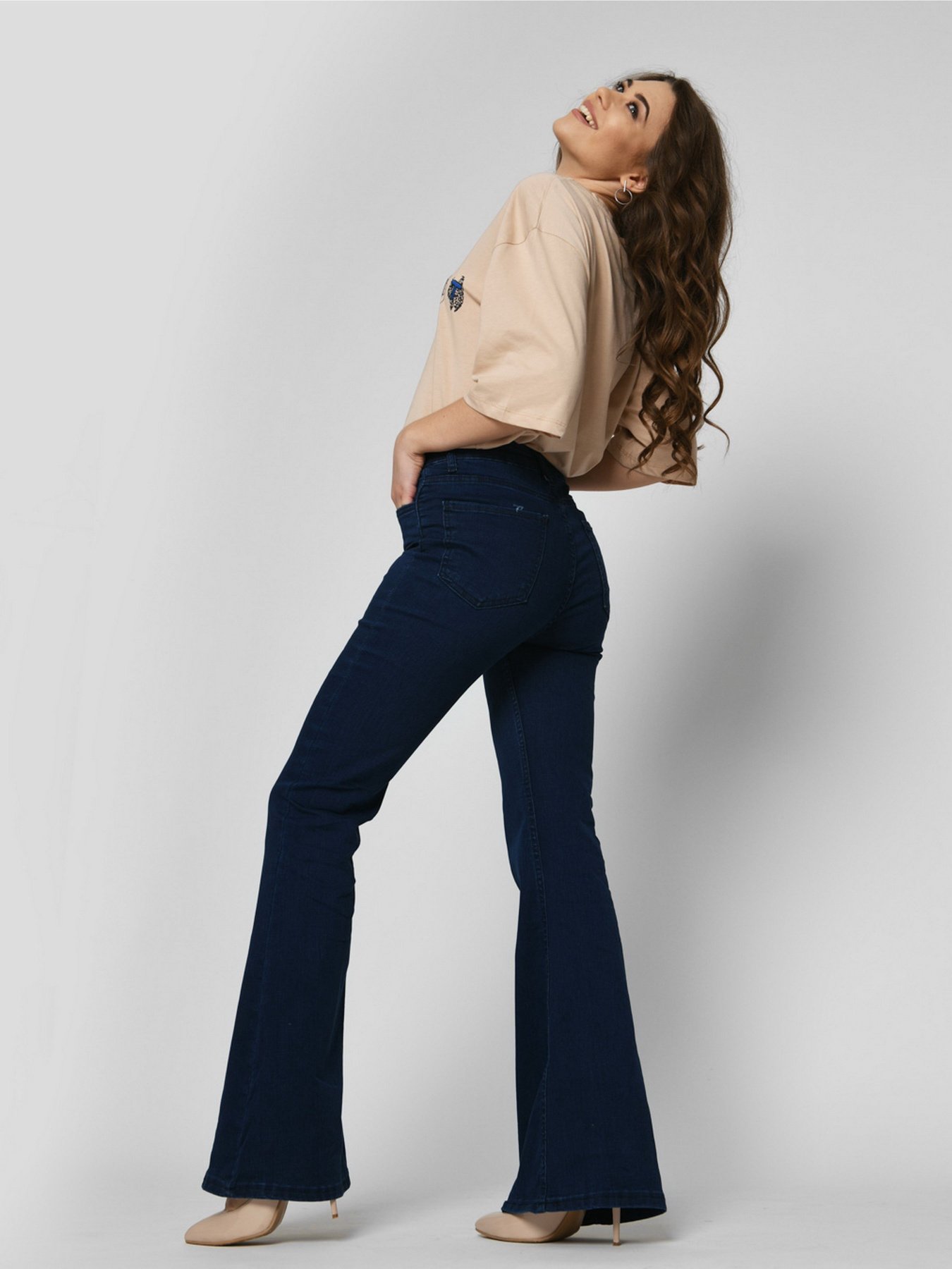 Расклешенные джинсы Braska модель 32148-2 Фото