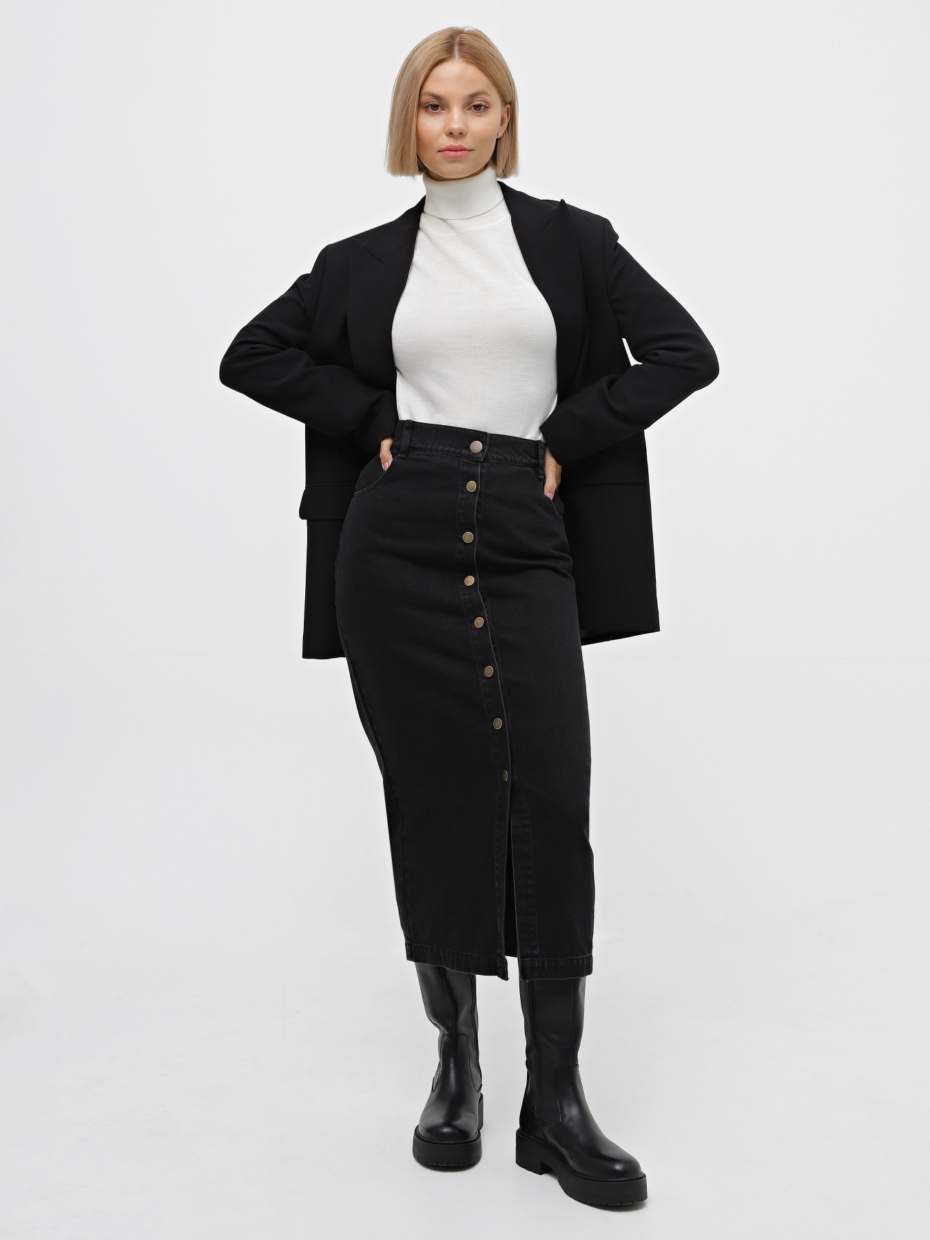 Джинсовая юбка Braska модель 3920.10 Фото