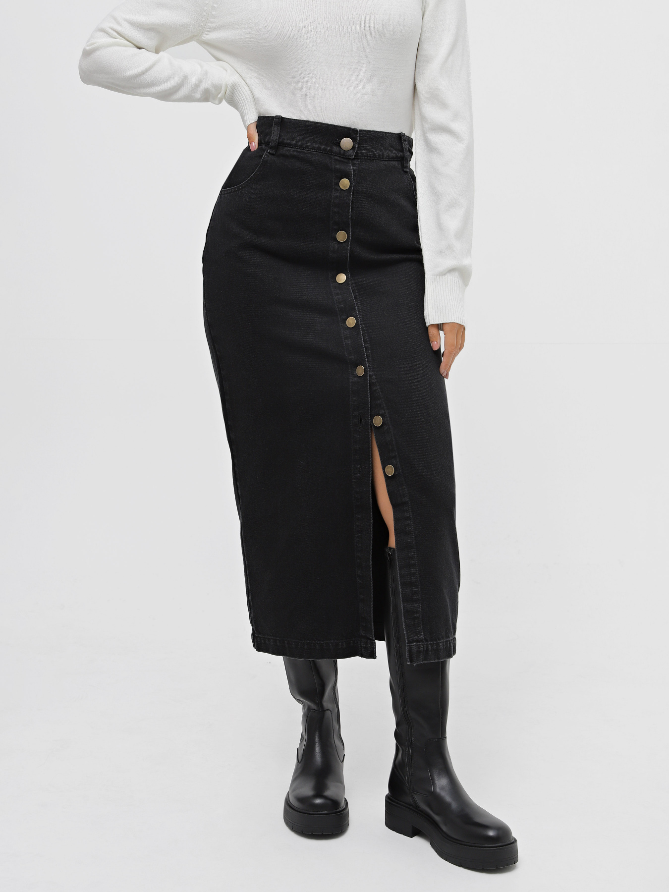 Джинсовая юбка Braska модель 3920.10 Фото