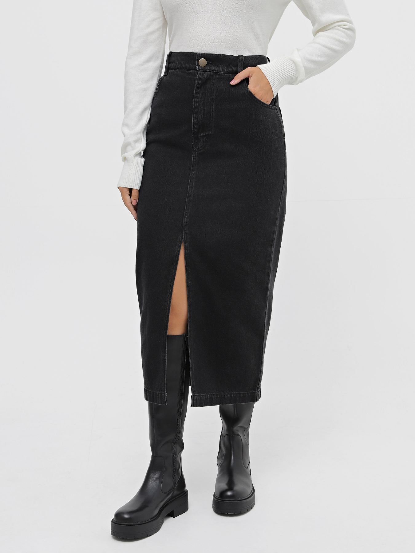 Джинсовая юбка Braska модель 3919.10 Фото