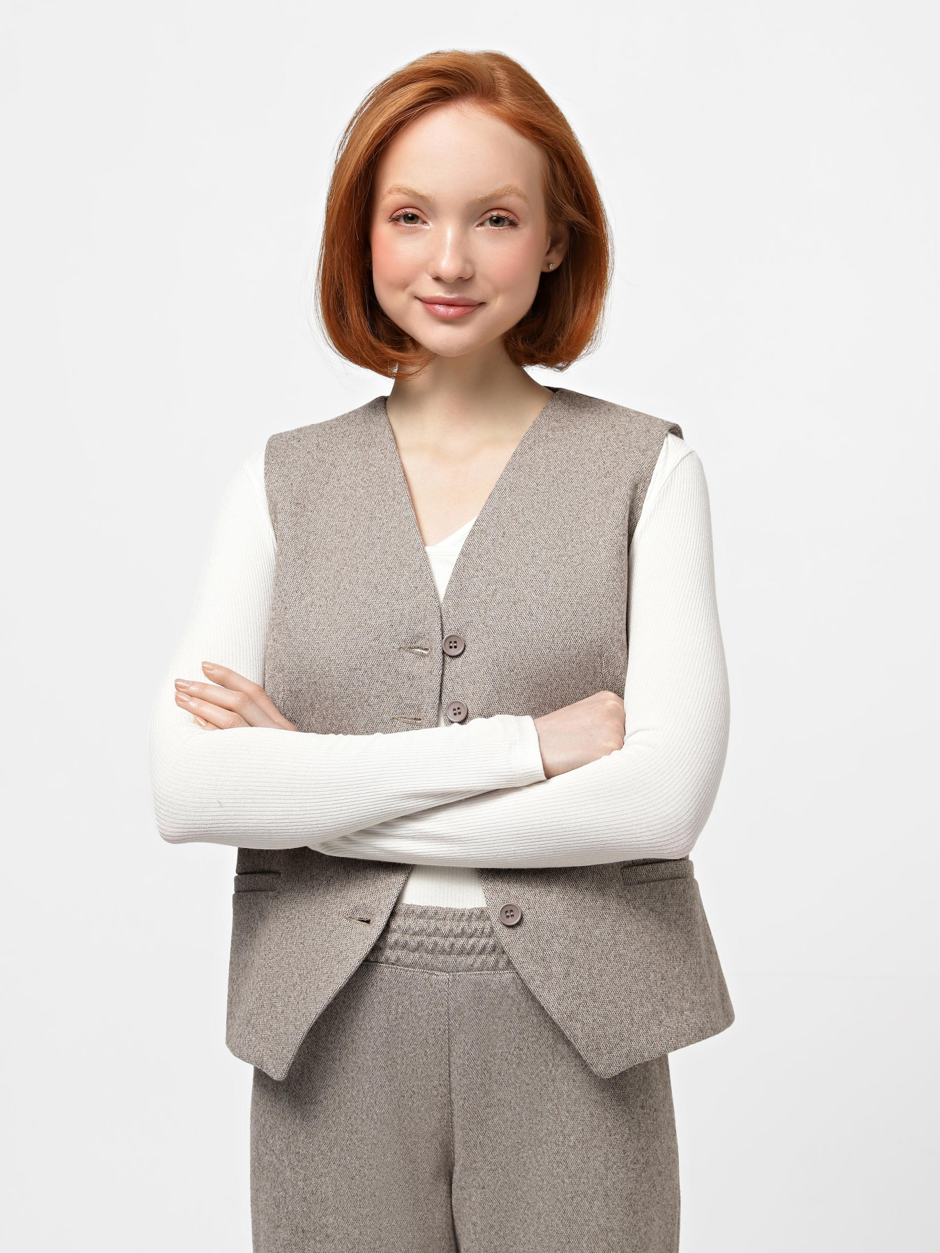 Классический жилет Braska модель 40750/304 Фото