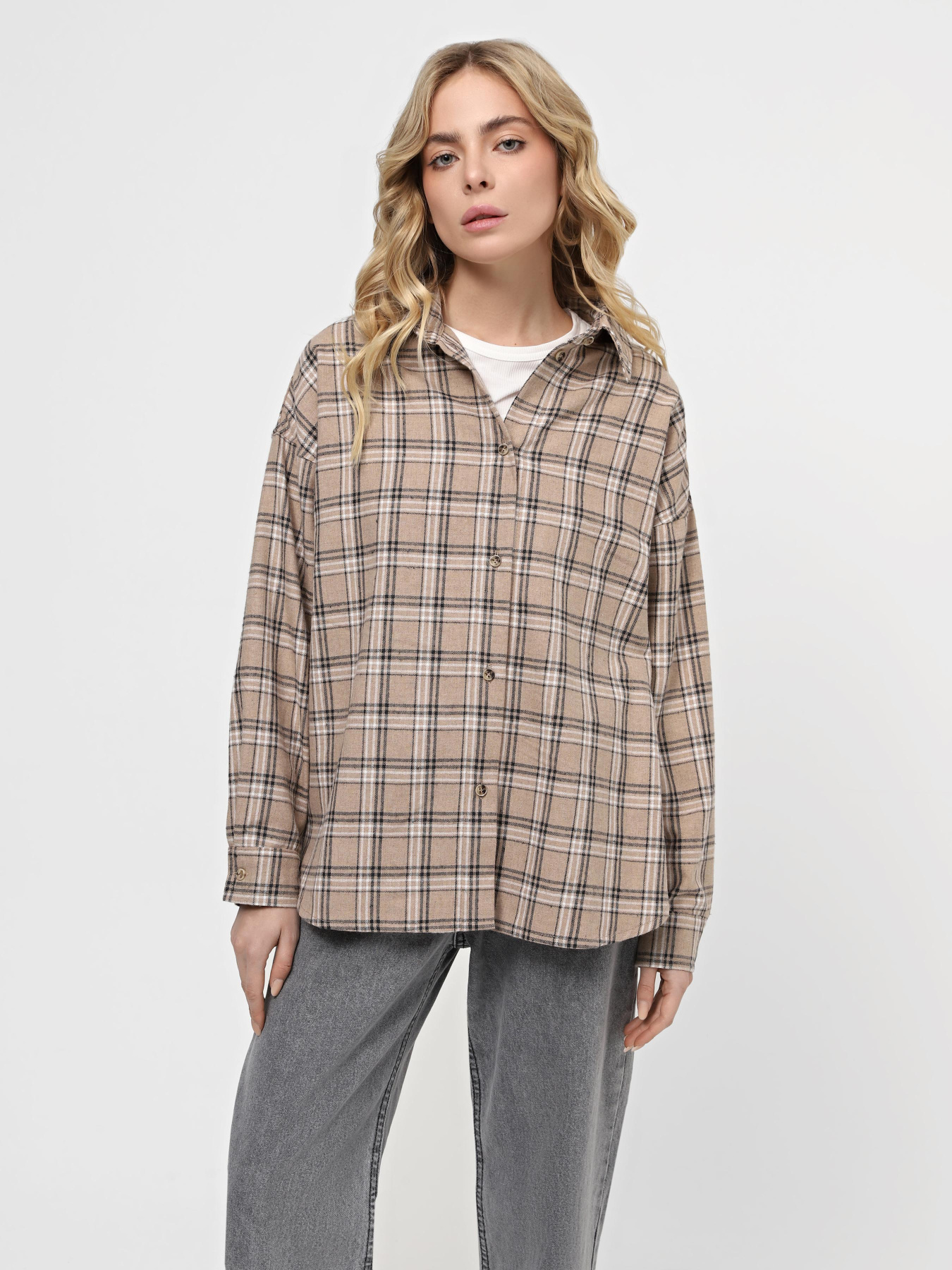 Рубашка повседневная Braska модель 13020-10 Рубашка повседневная Braska модель 13020-10 Фото