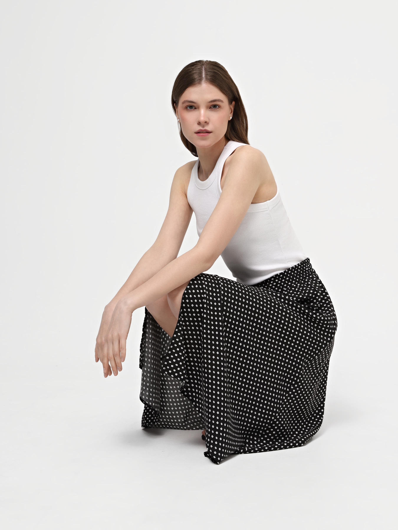 Спідниця міді Braska модель 11-8231/301 Спідниця міді Braska модель 11-8231/301 Фото