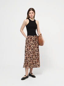 Спідниця міді Braska модель 13021-24 Спідниця міді Braska модель 13021-24 Фото