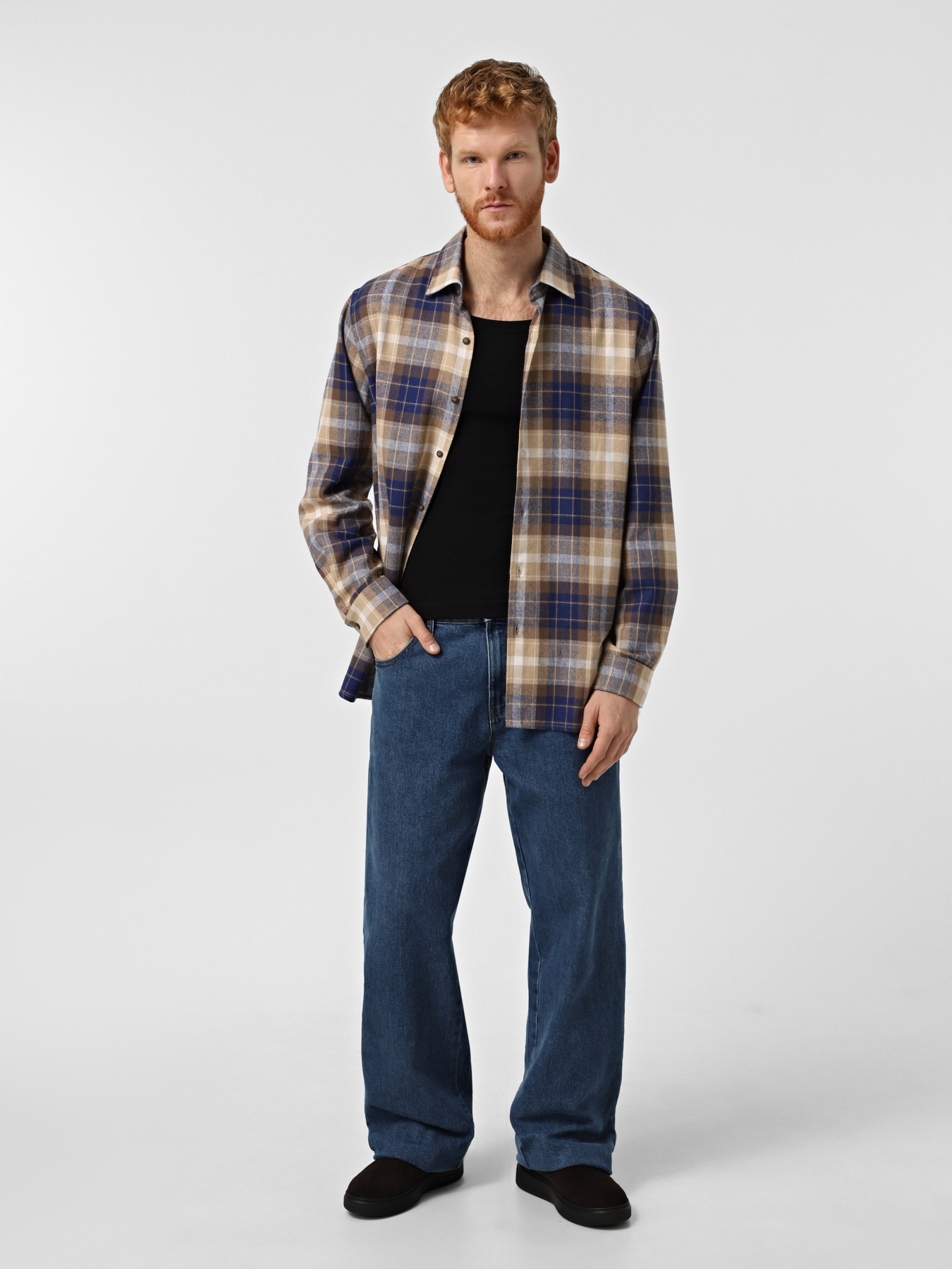 Рубашка повседневная Braska модель 22-3012/307 Рубашка повседневная Braska модель 22-3012/307 Фото