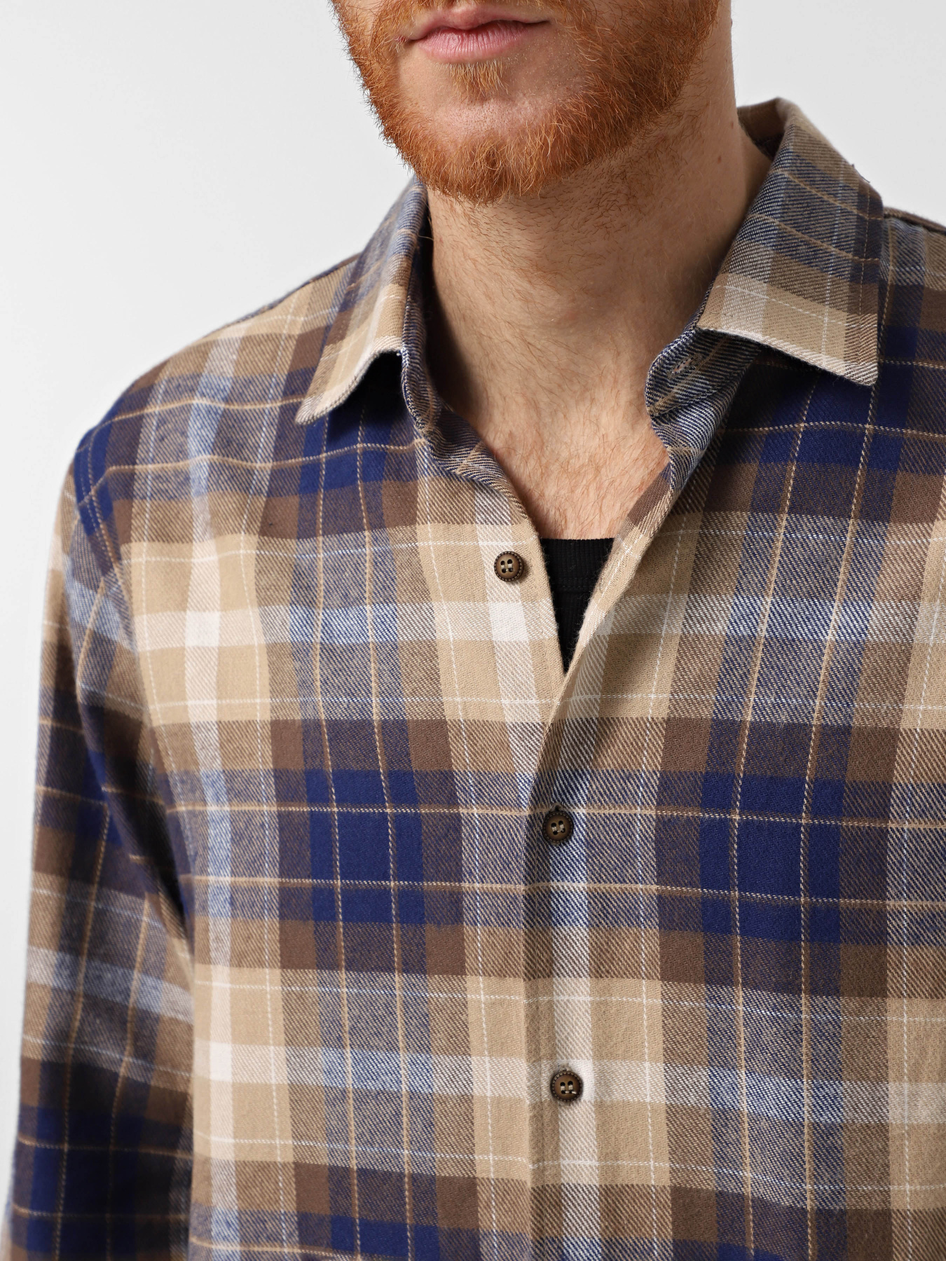 Рубашка повседневная Braska модель 22-3012/307 Рубашка повседневная Braska модель 22-3012/307 Фото