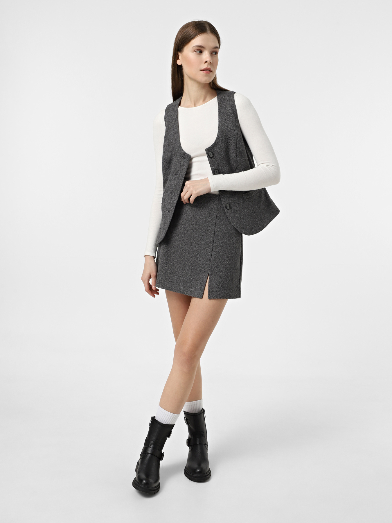 Юбка мини Braska модель 21-4022/316 Фото