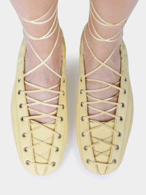 Балетки Bronx модель 66686-D-3885-Butter Yellow Фото