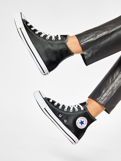 Кеди високі CONVERSE Chuck Taylor All Star Leather модель 132170C — фото 4 - INTERTOP