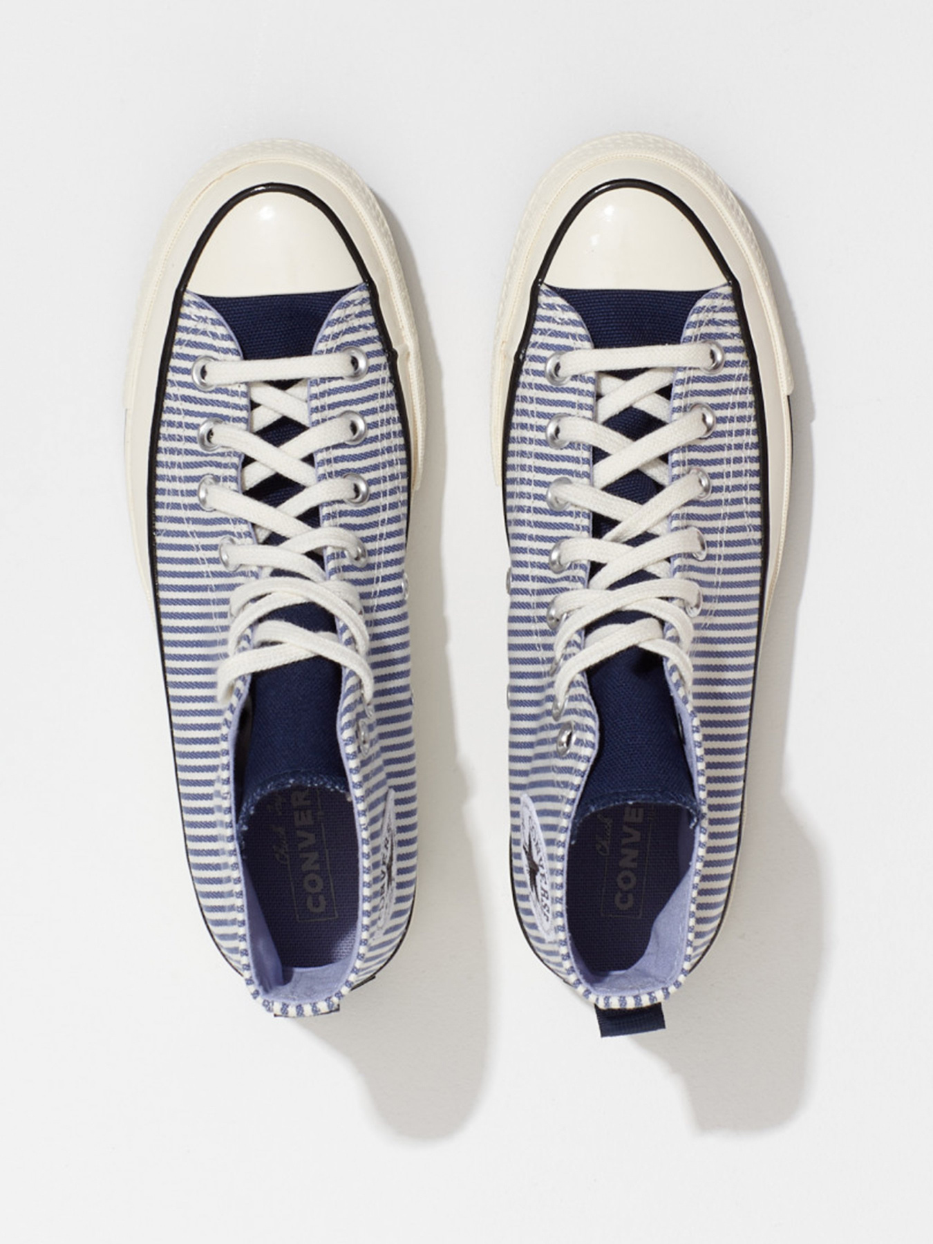 Кеды высокие CONVERSE Chuck 70 Crafted Stripe модель A00472C Фото