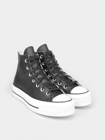 Кеди високі CONVERSE Chuck Taylor All Star Lift Leather Hi модель 561675C — фото - INTERTOP