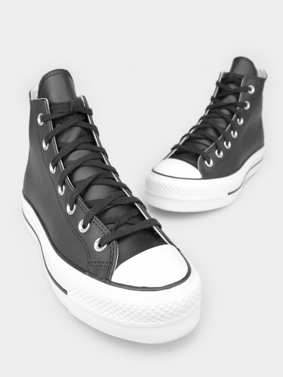 Кеди високі CONVERSE Chuck Taylor All Star Lift Leather Hi модель 561675C — фото 5 - INTERTOP