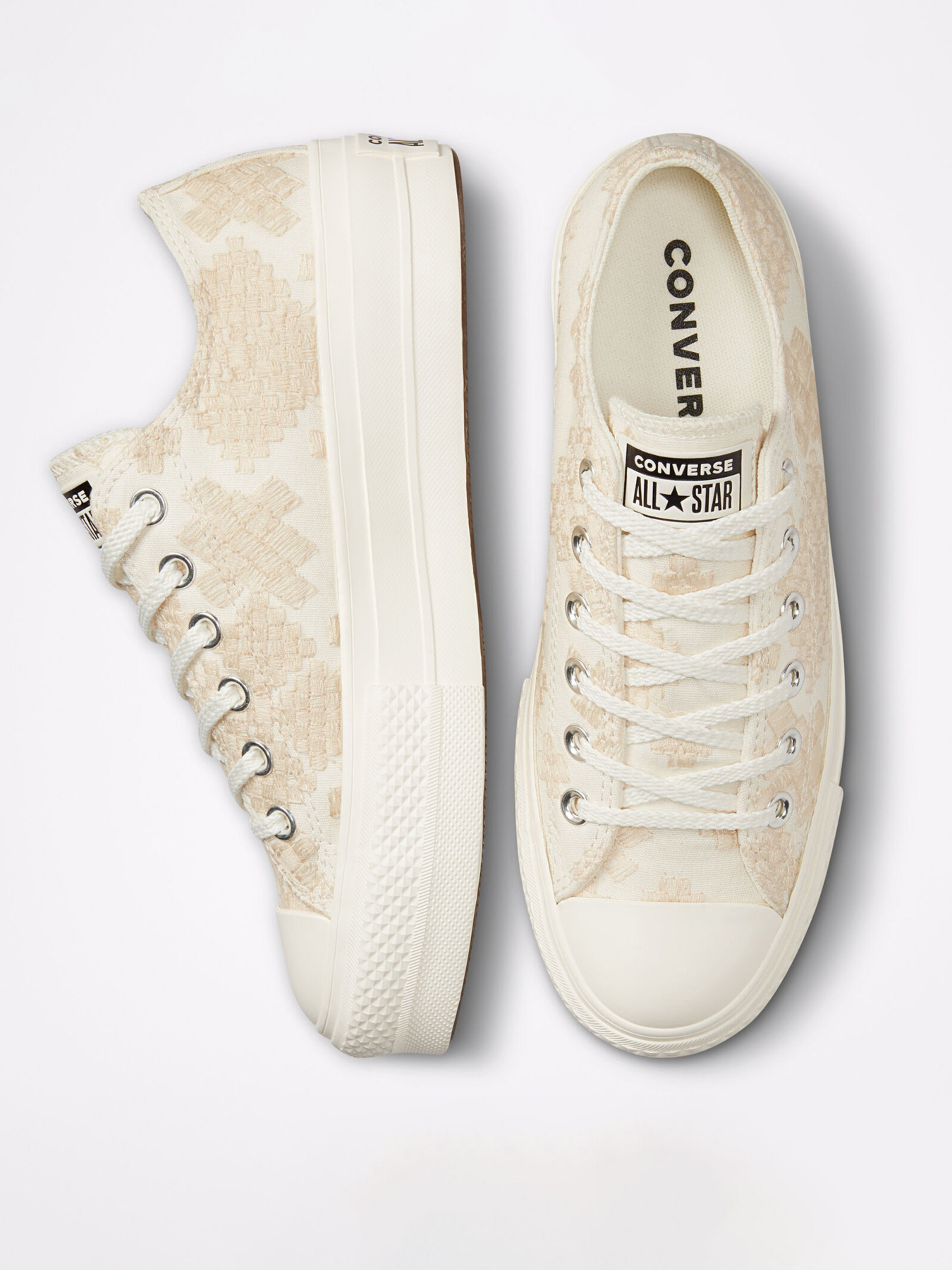 Кеды низкие CONVERSE Chuck Taylor All Star Lift Festival Broderie модель A02225C Фото