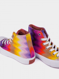 Кеды высокие CONVERSE Missoni All Star Chuck II High Top модель 555972C Фото