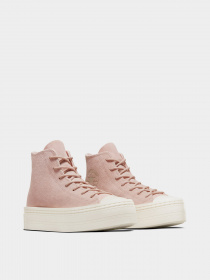 Кеды высокие CONVERSE Chuck Taylor All Star Modern Lift Platform Mono Suede модель A04663C Фото