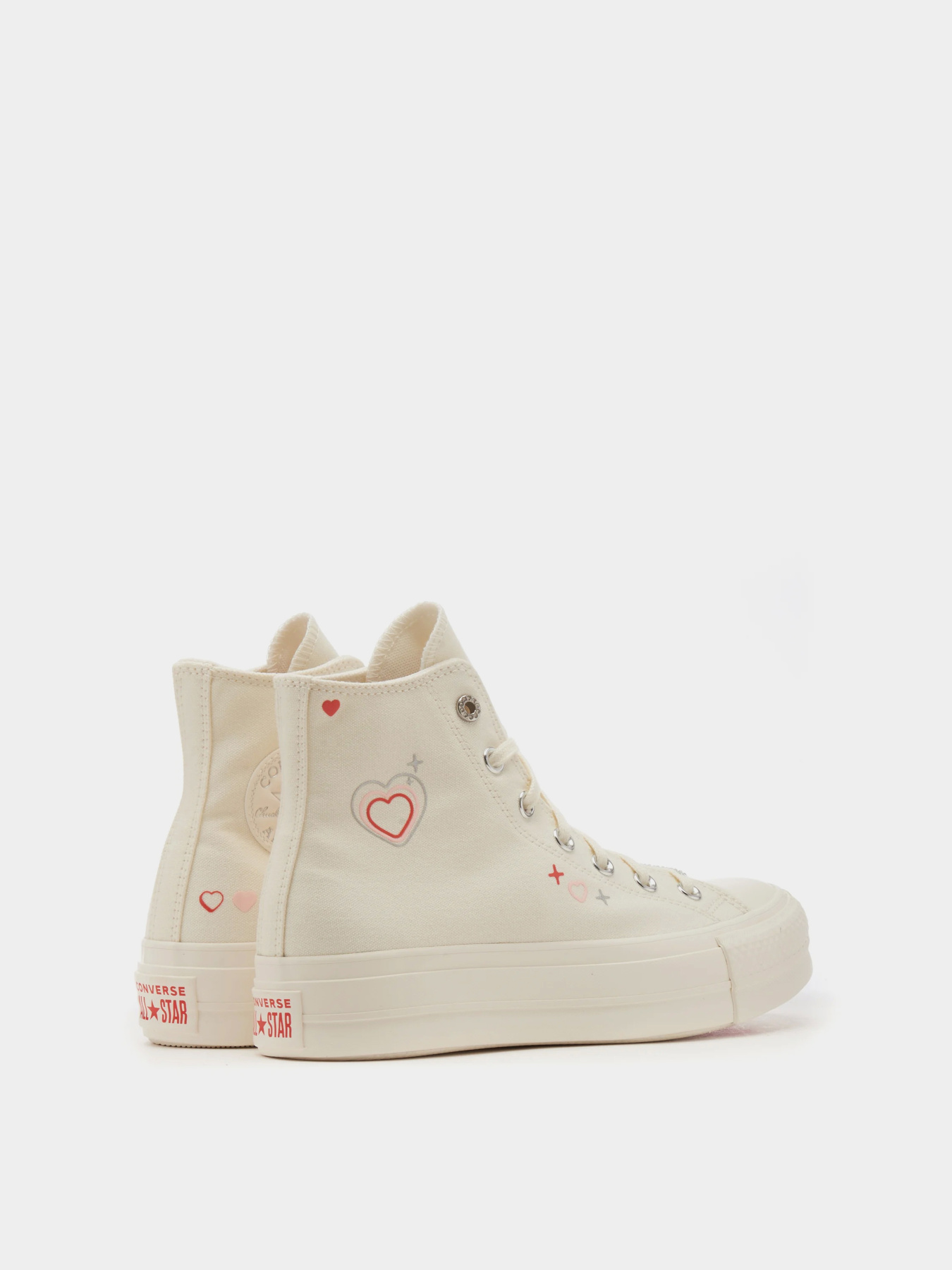 Кеды высокие CONVERSE Chuck Taylor All Star Lift Platform Y2K Heart модель A09114C Фото