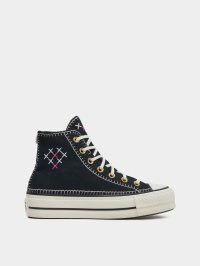 Чорний - Кеди високі CONVERSE Chuck Taylor All Star Lift Crafted Stitching Platform