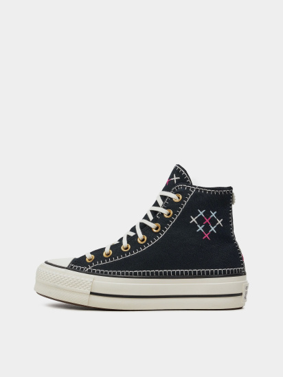 Кеды высокие CONVERSE Chuck Taylor All Star Lift Crafted Stitching Platform модель A08731C — фото - INTERTOP